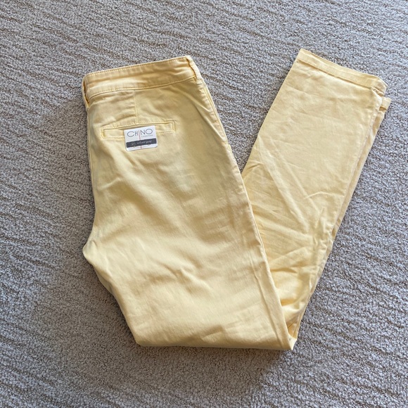Anthropologie Pants - SALE 🌼 NEW Chino Anthropologie yellow chinos 27